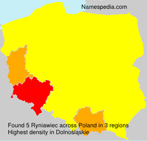 Surname Ryniawiec in Poland