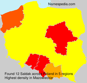 Surname Saldak in Poland