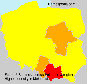 Surname Saminski in Poland