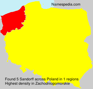 Surname Sandorff in Poland
