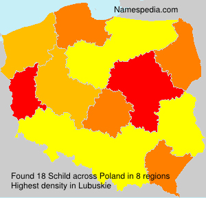 Surname Schild in Poland