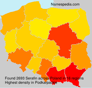 Surname Serafin in Poland