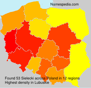 Surname Sielecki in Poland
