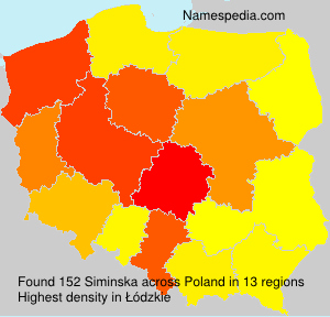 Surname Siminska in Poland