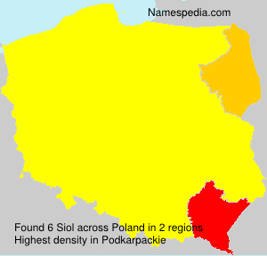 Surname Siol in Poland