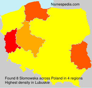 Surname Slomowska in Poland