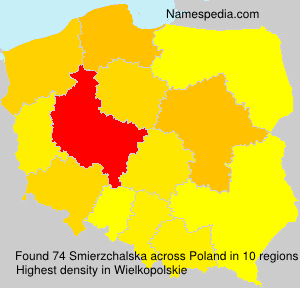Surname Smierzchalska in Poland