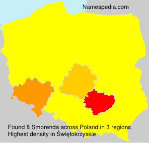Surname Smorenda in Poland
