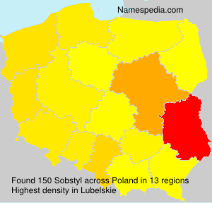 Surname Sobstyl in Poland