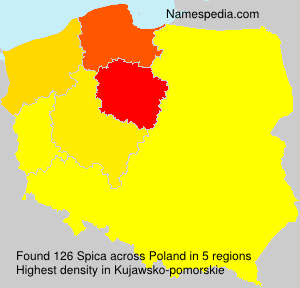 Surname Spica in Poland