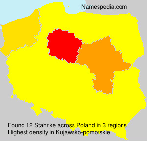 Surname Stahnke in Poland