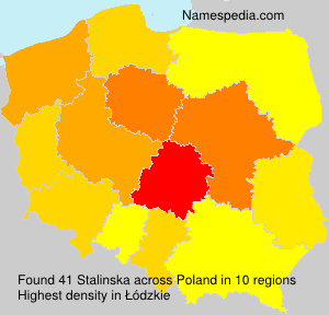 Surname Stalinska in Poland