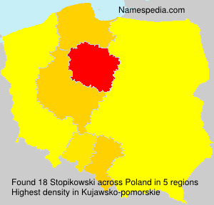 Surname Stopikowski in Poland