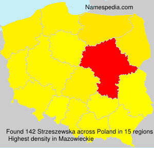 Surname Strzeszewska in Poland
