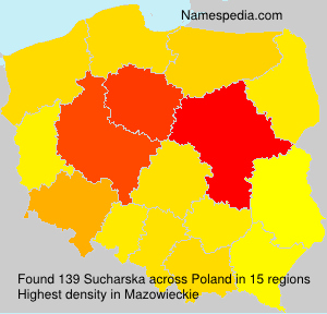 Surname Sucharska in Poland