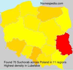 Surname Suchorab in Poland