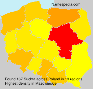 Surname Suchta in Poland