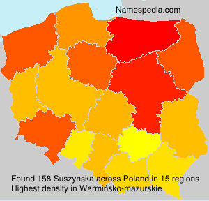 Surname Suszynska in Poland
