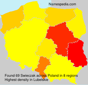 Surname Swieczak in Poland