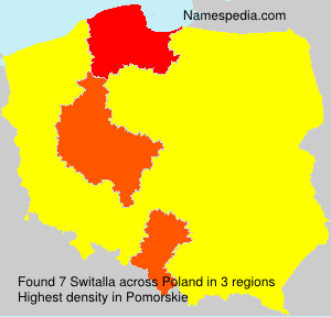 Surname Switalla in Poland