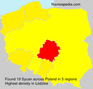 Surname Sycan in Poland
