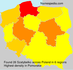 Surname Szatybelko in Poland