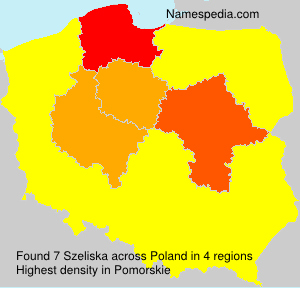 Surname Szeliska in Poland