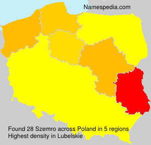 Surname Szemro in Poland