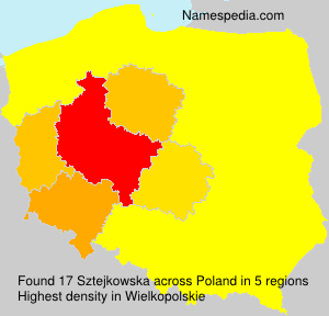 Surname Sztejkowska in Poland