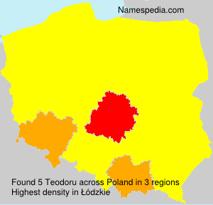 Surname Teodoru in Poland