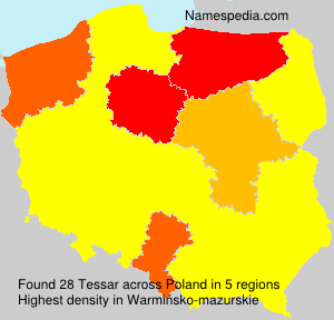 Surname Tessar in Poland