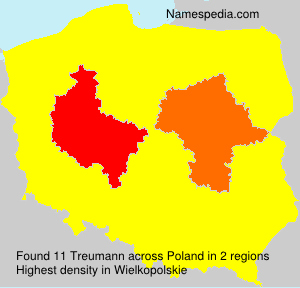 Surname Treumann in Poland