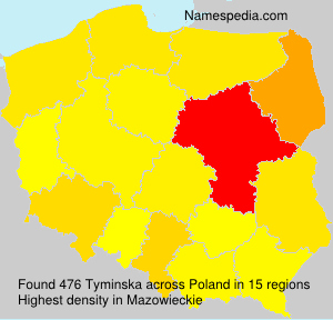 Surname Tyminska in Poland
