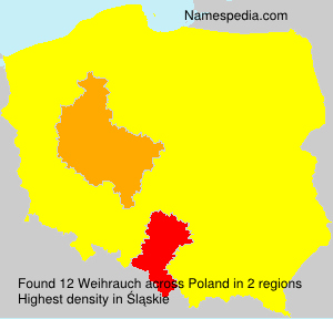 Surname Weihrauch in Poland