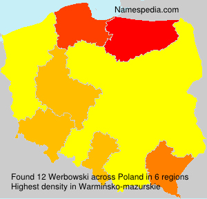 Surname Werbowski in Poland