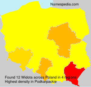 Surname Widota in Poland