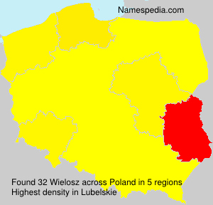 Surname Wielosz in Poland