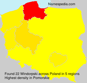 Surname Windorpski in Poland
