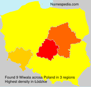 Surname Wiwala in Poland