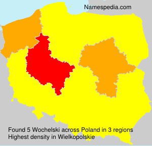 Surname Wochelski in Poland