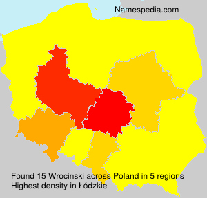 Surname Wrocinski in Poland