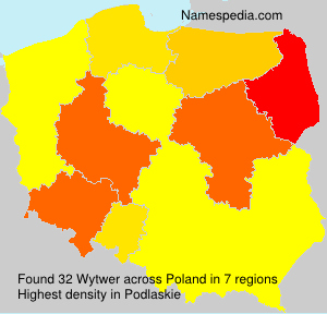 Surname Wytwer in Poland