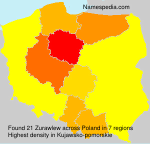 Surname Zurawlew in Poland