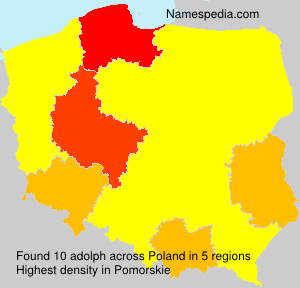 Surname adolph in Poland