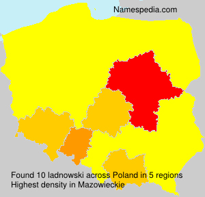 Surname ladnowski in Poland