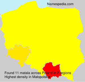 Surname matala in Poland