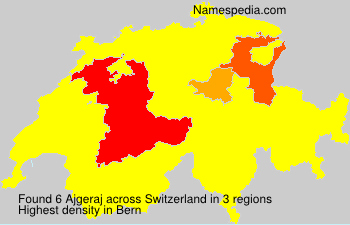 Surname Ajgeraj in Switzerland