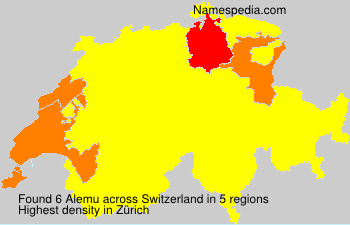 Surname Alemu in Switzerland