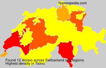 Surname Aloisio in Switzerland