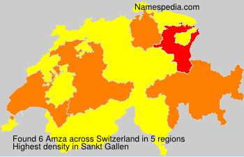Surname Amza in Switzerland